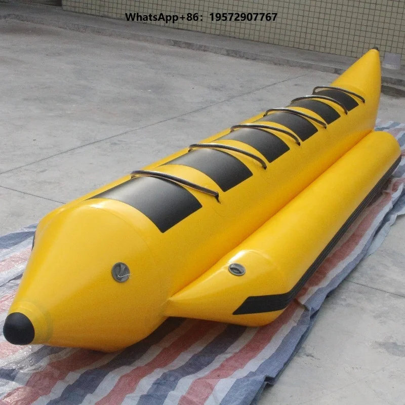 Customized Inflatable Banana Boat 5 People Inflatable Flying Fish for Surfing