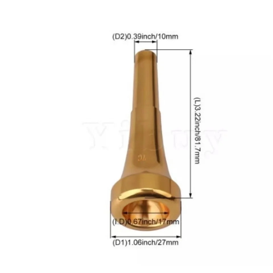 Monette Trumpet Mouthpiece 3C 5C 7C, Suitable for Professional Performance