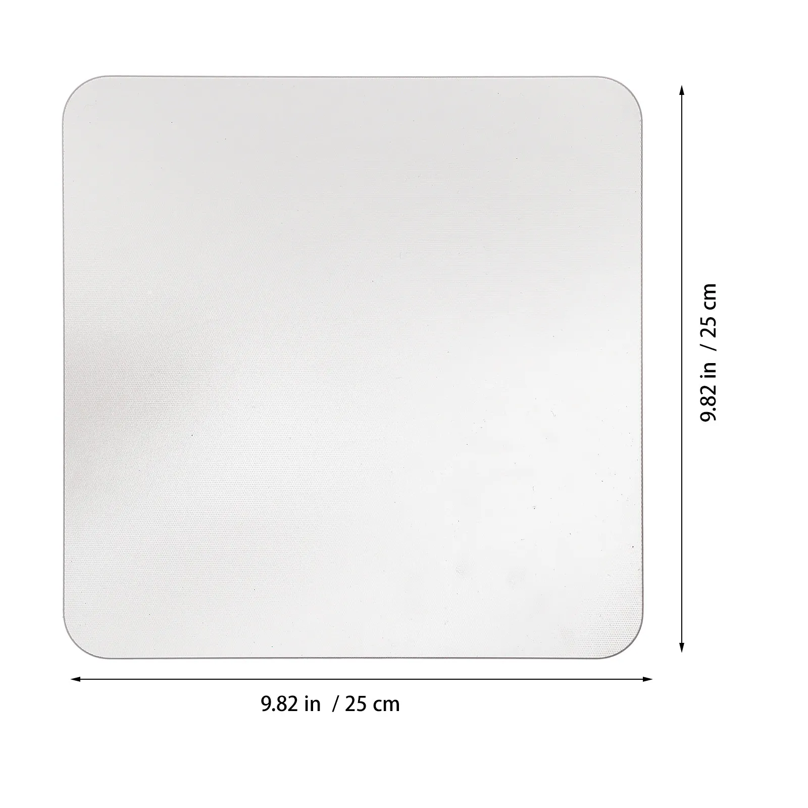Clear Glass Mousepad Gaming Edition Large Size Smooth Anti-Slip Surface Ergonomic Design Enhances Precision and Reduces Hand