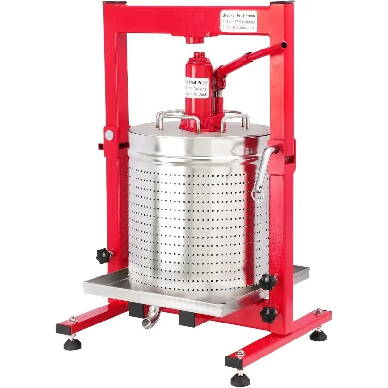 

Fruit Press - Hydraulic Part contact with Juice are Stainless Steel. Hydraulic Fruit Apple Grape Wine Cider Juice Press