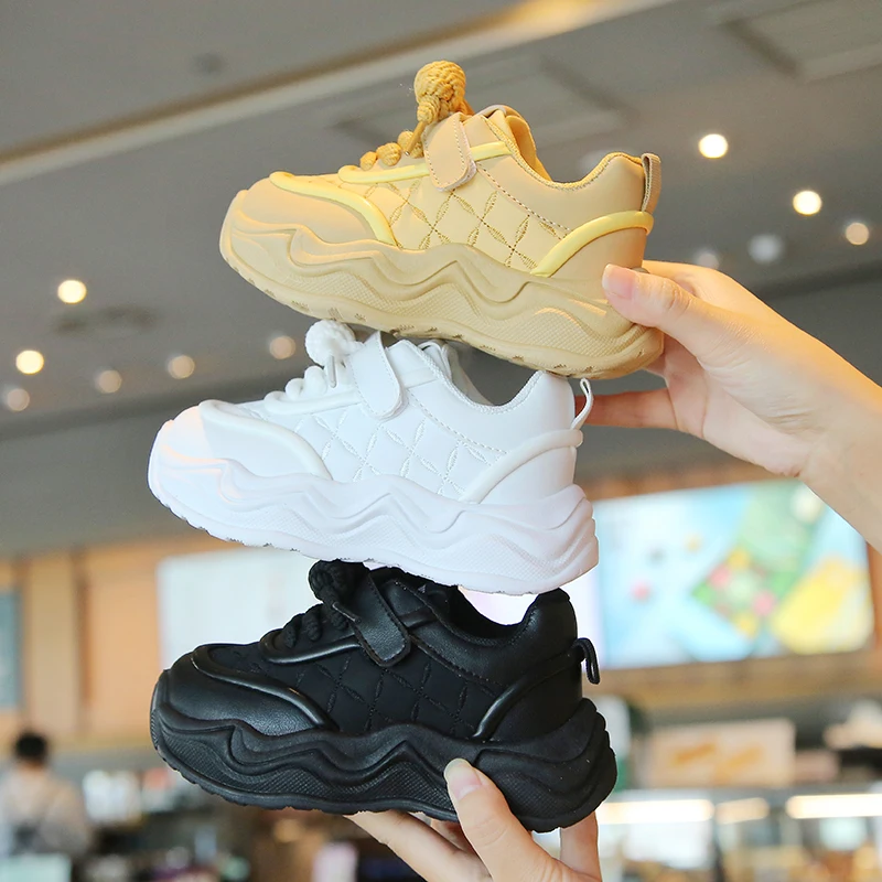 

2025 Children's Sneakers Classic Fashion Anti-skid Winter Sports Shoes Girls Boys Versatile Kids Comfortable Causal School Shoes