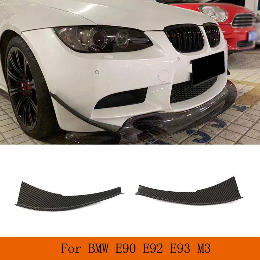 

Car Front Bumper Lip Splitters Carbon Fiber Canards for BMW 3 Series E92 E90 E93 M3 Non M Sport 2 Door 4 Door 2007 - 2013