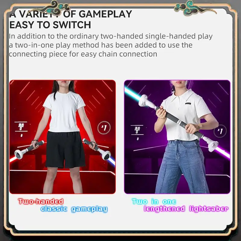 

ASMA-VR Handle Gamepad Set Gray Plastic Game Accessories For Oculus 2 Light Saber Games Extension Grips Stand For Meta 2 VR