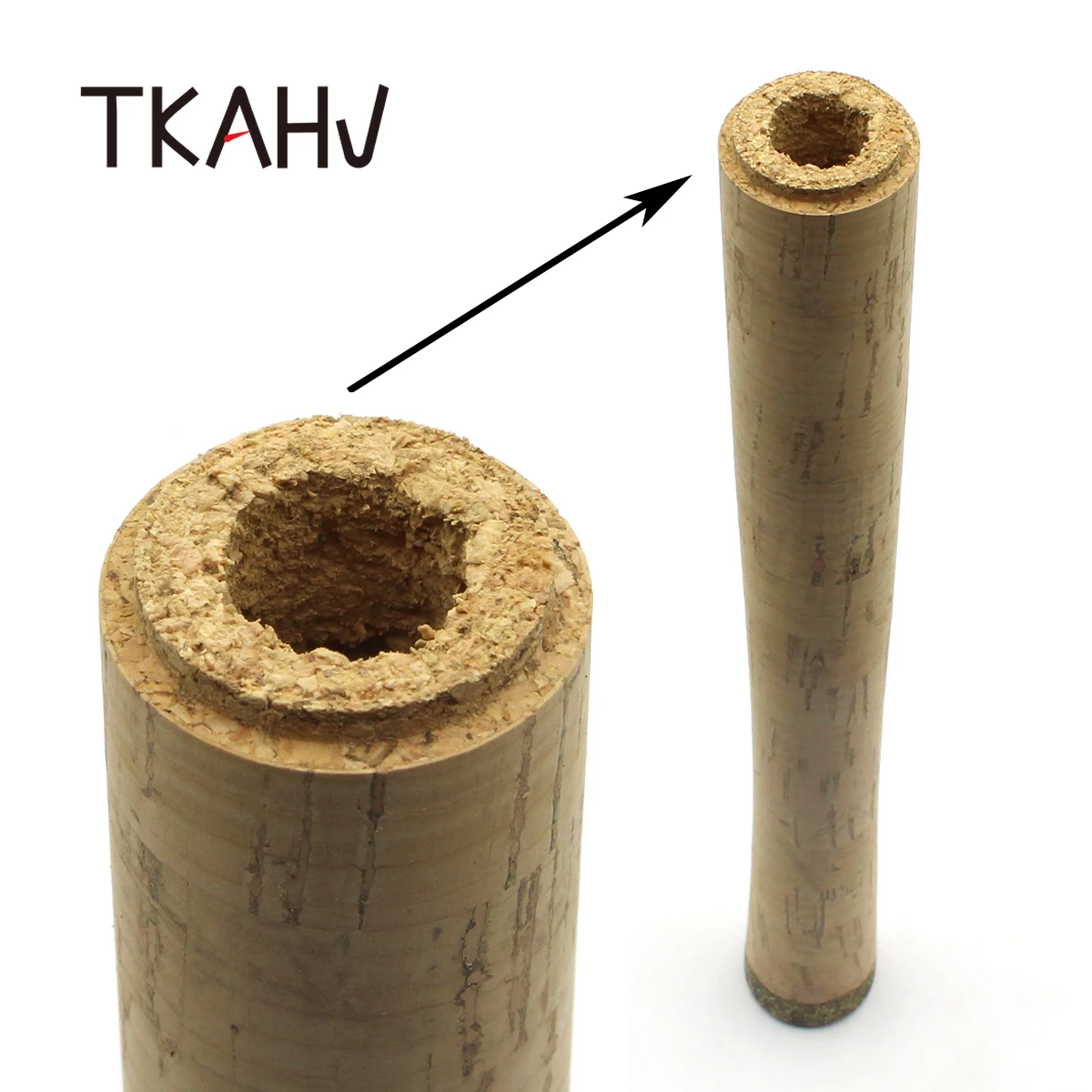 

TKAHV 10 Inches Composite Cork Fishing Rod Handle Grip Pole Holder Repair Or Replacement Easy Install DIY Building Component