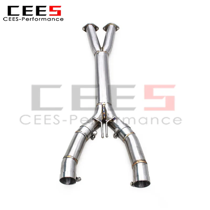CEES Stainless Steel Performance Mid Pipe for Chevrolet Corvette C7 V8 6.2L 2014-2019 Exhaust Pipes Auto Part