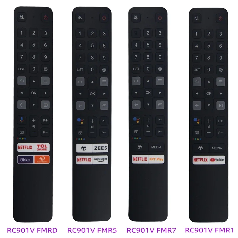 RC901V FMR1 FMRD FMR7 FAR1 FMR5 Remote Control For TCL TV 43P725 65C728 50P728 L32S525 65C828 32s527 55P725 65P615 WITH VOICE