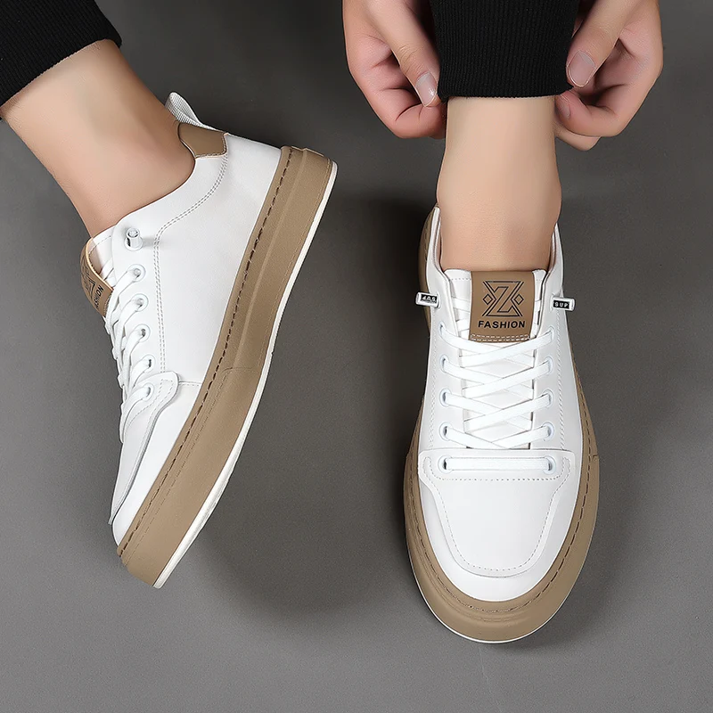 Mens casual shoes New style Best selling Thick sole Waterproof Wear resistant Comfortable Casual Highly crafted Stable grip