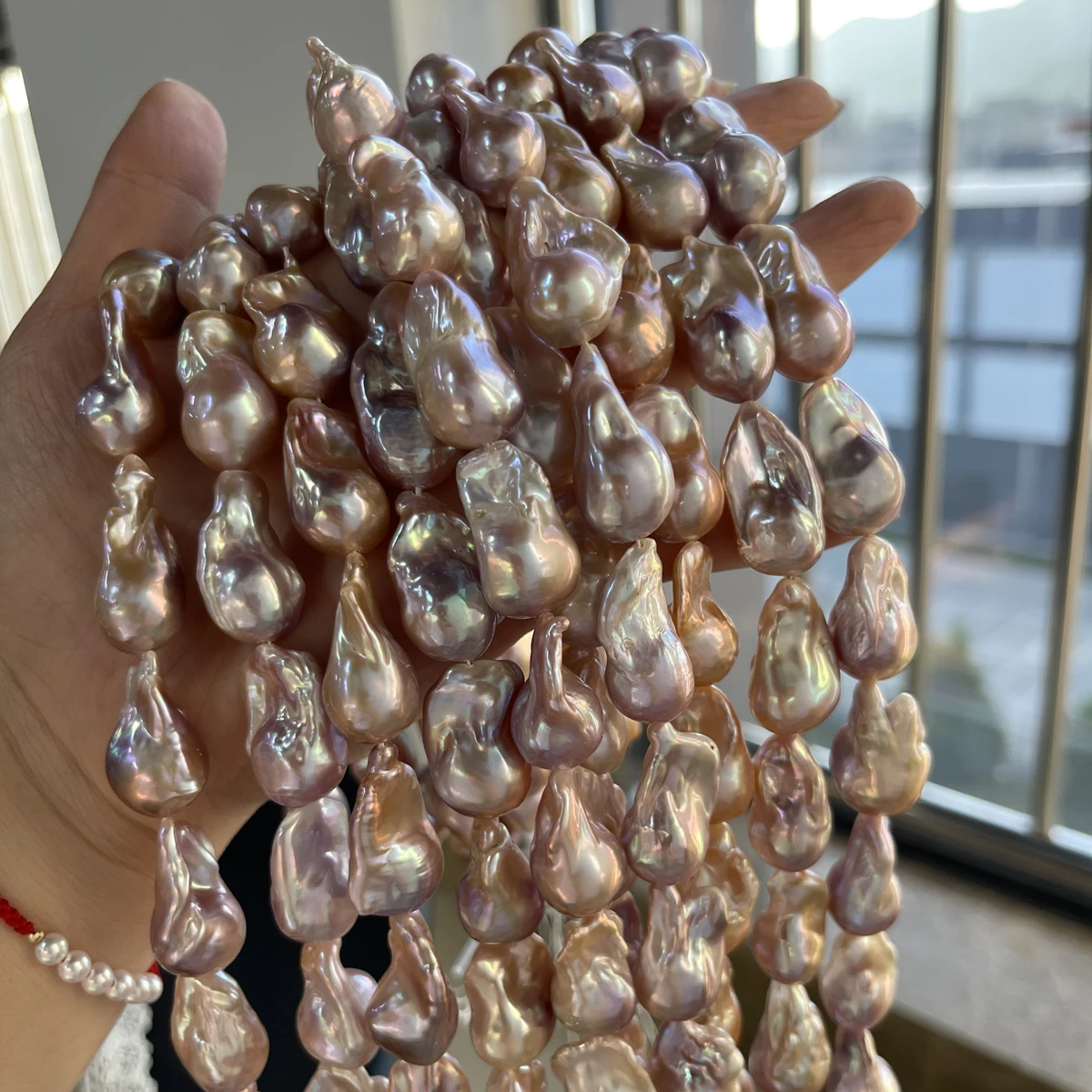 AAAAA Candy-colored Baroque Tail Bead High-quality Natural Freshwater Pearl for Jewelry Making DIY Necklaces Bracelets Accessory