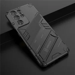 Rugged Armor Shockproof Phone Case For Samsung Galaxy S22 Plus S23 FE S24 Ultra A33 A53 A14 A34 A54 A15 Holder Stand Back Cover