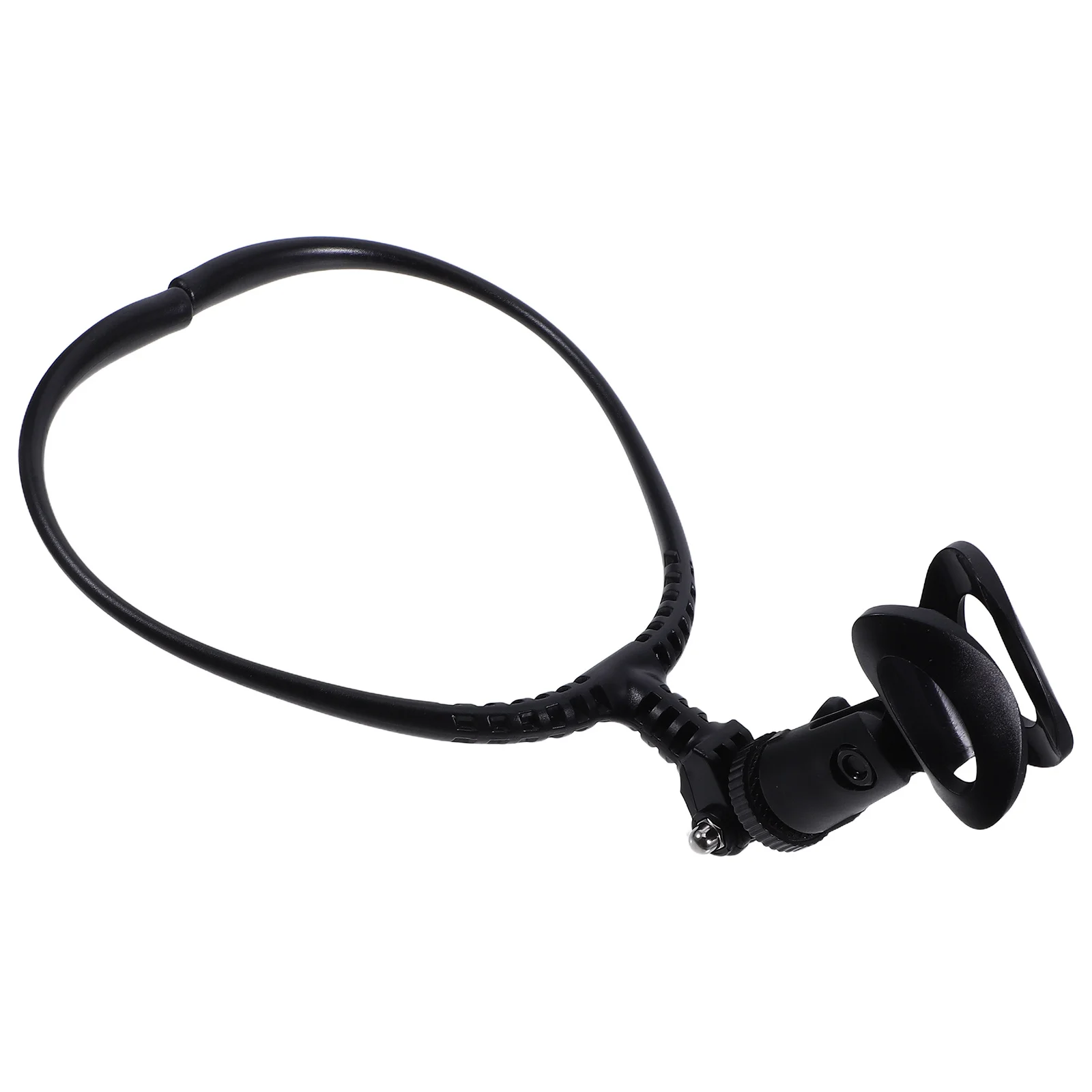 حامل ميكروفون للرقبة قابل للتعديل، رف ميكروفون معلق، دعم ميكروفون يدوي لأداء ملحقات ميكروفون استضافة الغناء