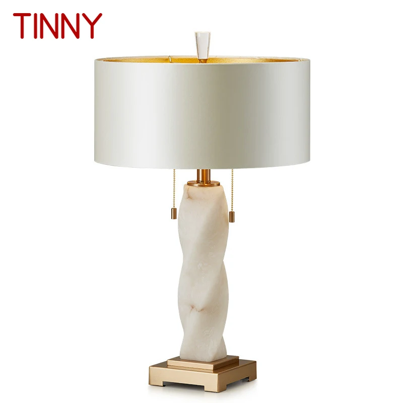 

TINNY Contemporary Marble Table Lamp Nordic Fashionable Living Room Bedroom Personality Creative LED Decoration Desk Light