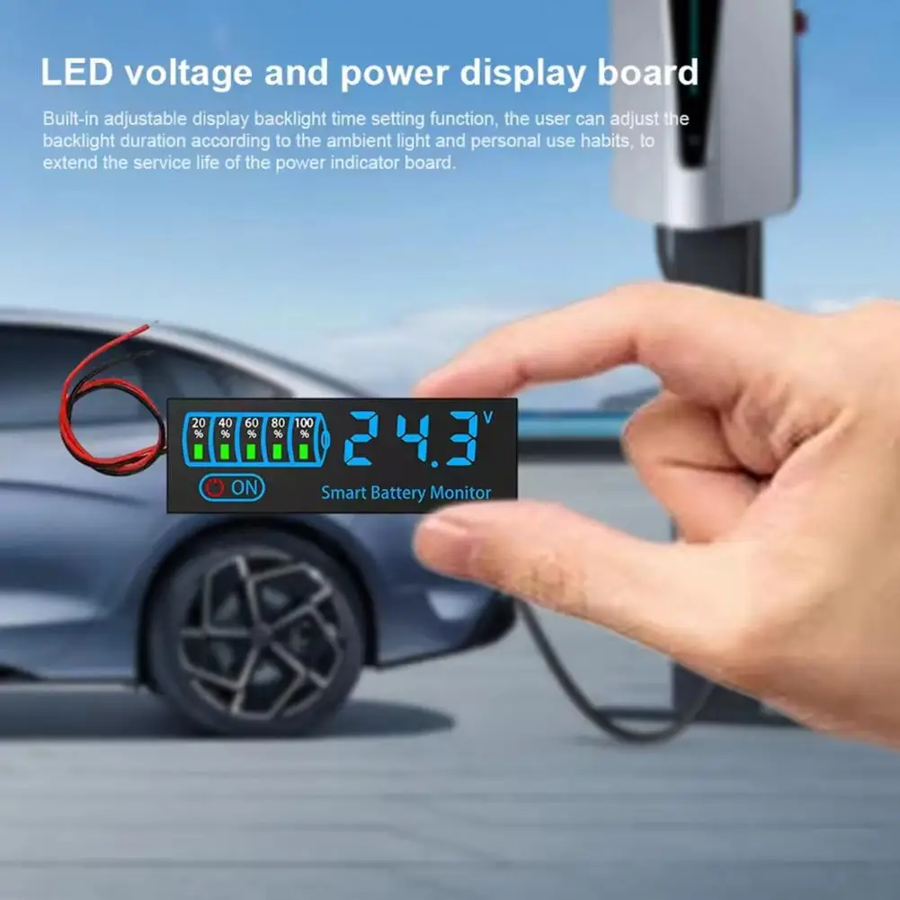 2025 Universal Battery Charging Indicator Easy to Use Portable Multifunction LED Power Display Board Energy Saving Battery Level