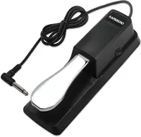 Pedal de Sustain Universal para Teclado con Interruptor de Polaridad, Conector de 1/4"" para Teclado MIDI, Piano Digital, Yamaha, Casio