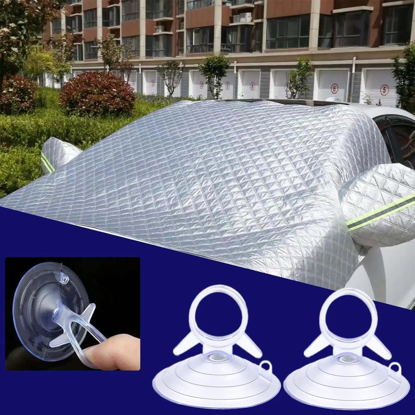10PCS Automotive Interior Car Sunshade Suction Cup Pull Ring Dovetail Suction Cup Diameter 45mm PVC Rubber Plastic Suckers Hook