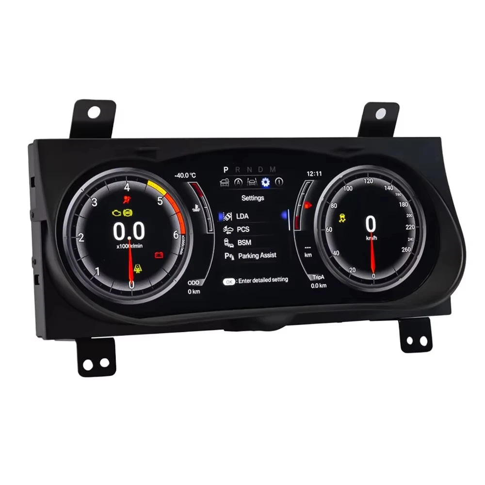 LCD Instrument Cluster For Toyota Fortuner 2016-2024 Car Digital Dashboard Speedometers Virtual Cockpit Panel Display Linux