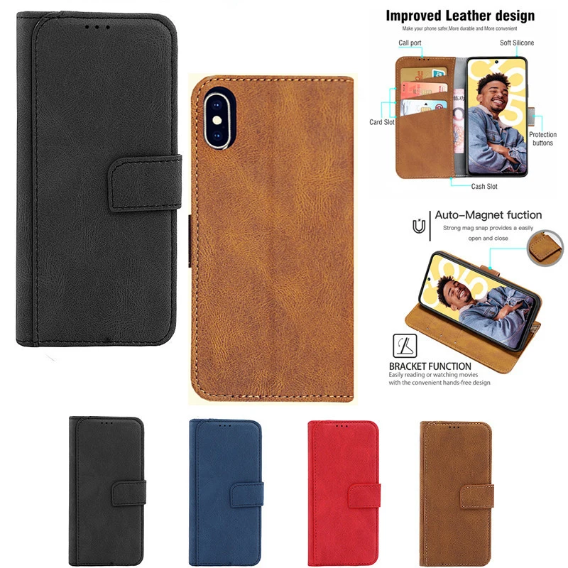 Stand Business original Phone Holster For Doogee S98 Case Wallet Cover celular Doogee S98 Pro Cover S 98 DoogeeS98 S98Pro Flip