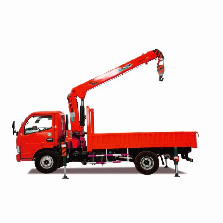 Telescoping Boom Truck Mounted crane 4 Ton Truck Cranes for Sale