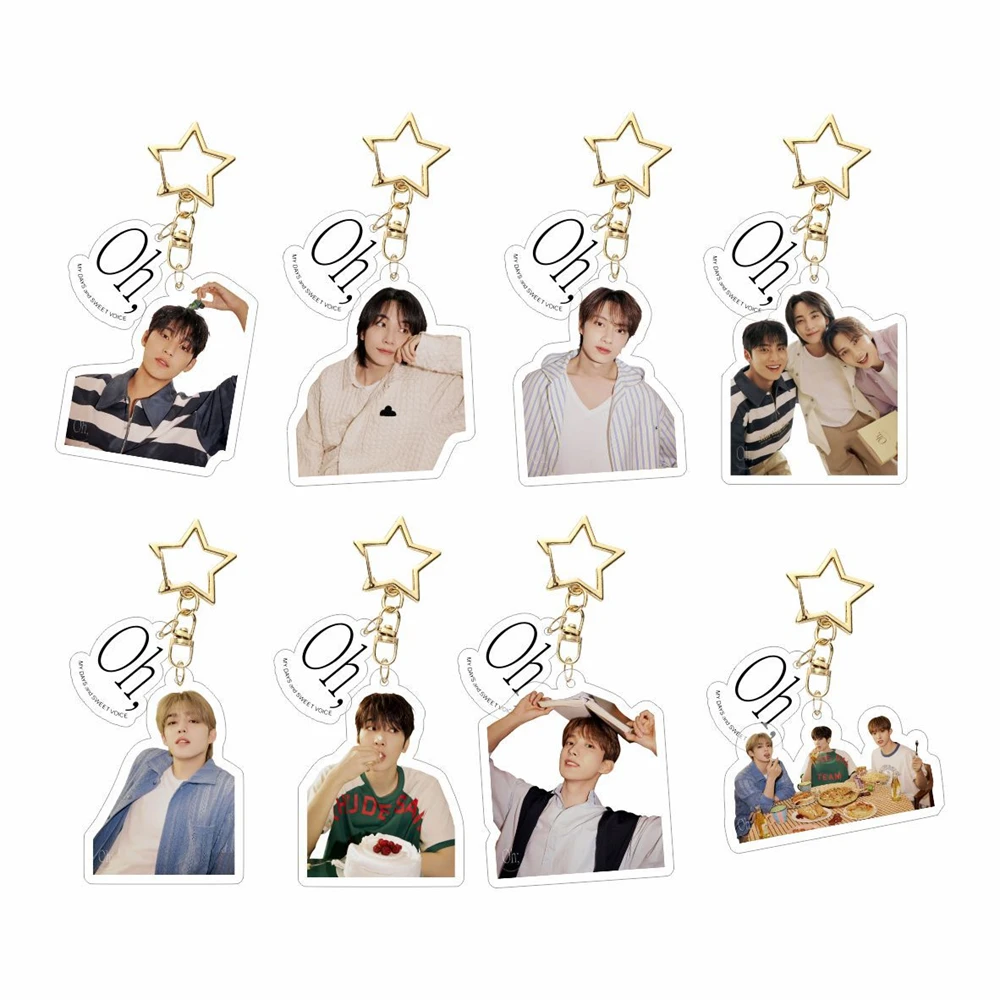 KPOP ST 2025 الكرتون سلسلة مفاتيح مصنوعة من الأكريليك JEONGHAN JOSHUA يونيو هوشي عطلة صور كيرينغ حقيبة قلادة WONWOO WOOZI MINGYU المشجعين هدية