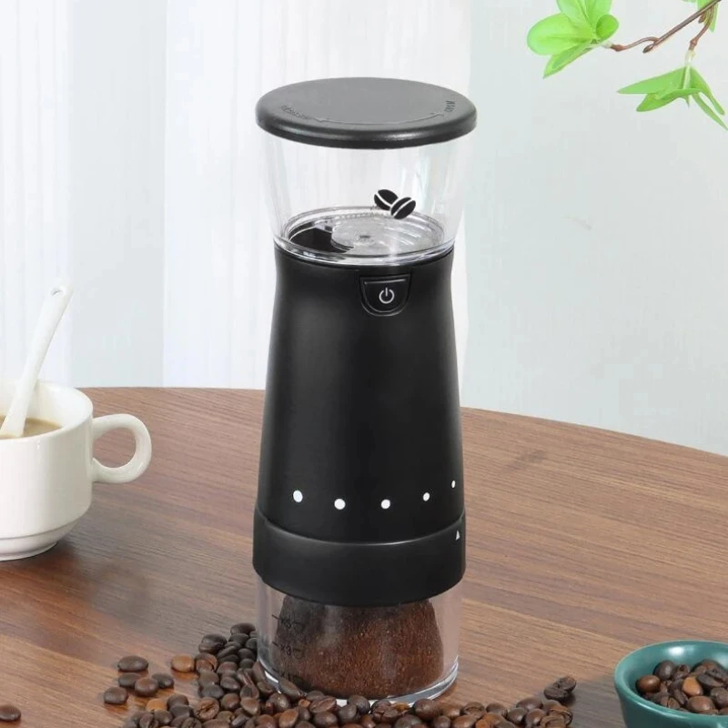 New  Coffee Grinder USB Rechargeable Stainless Steel Manual Coffee Mill Machine Bean Grinders Kitchen Accessories