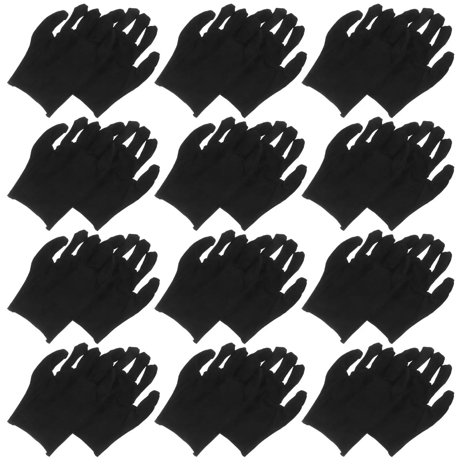 

12Pairs Thickened Cotton Gloves for Work Safety Waterproof Anti-Skid Wear-Resistant Breathable Labour Protection Gloves for Men