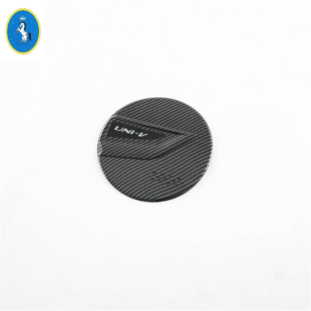 

Carbon Fiber Car Filler Fuel Door Guard Oil Gas Tank Cap Decor Frame ABS Accessories Cover Trim For CHANGAN UNI-V UNIV 2022 2023