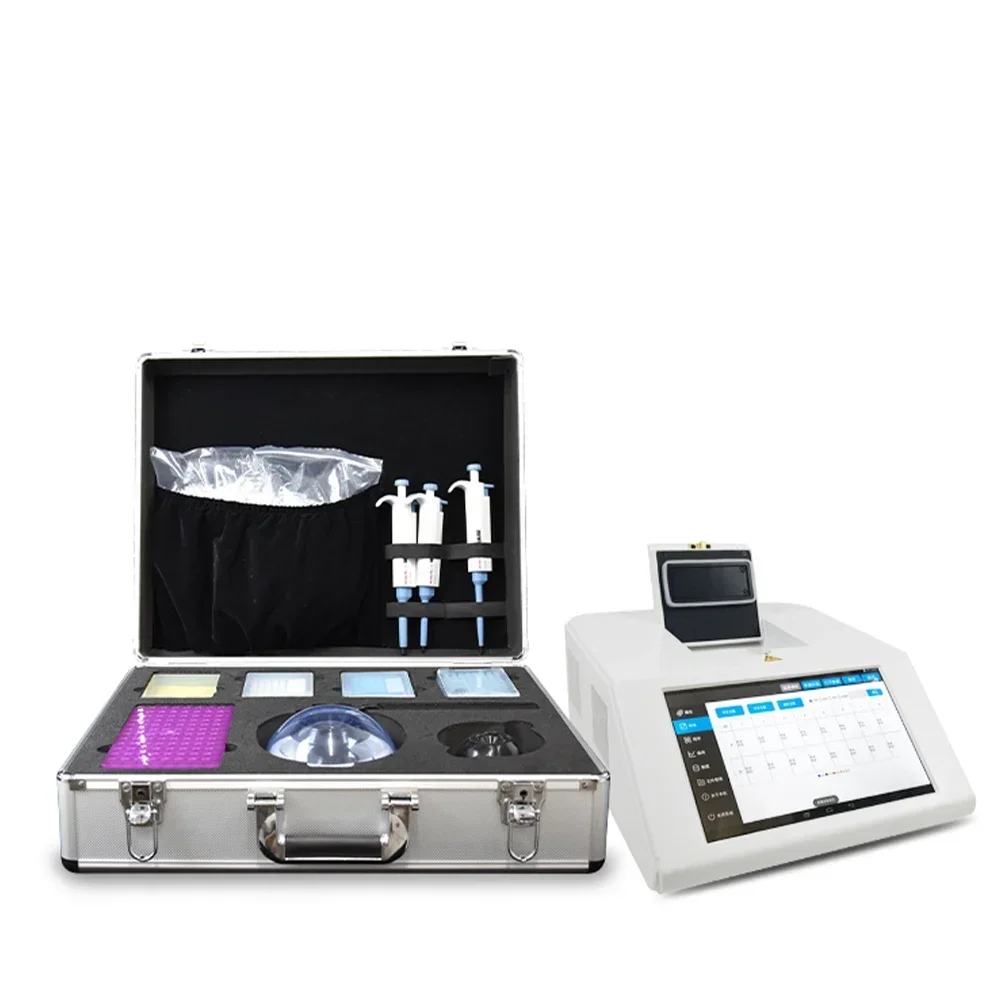 2025 رائجة البيع ماكينا دو عدة اختبار الحمض النووي دو Analisador Rápido PCR Com Caixa Reagente PCR