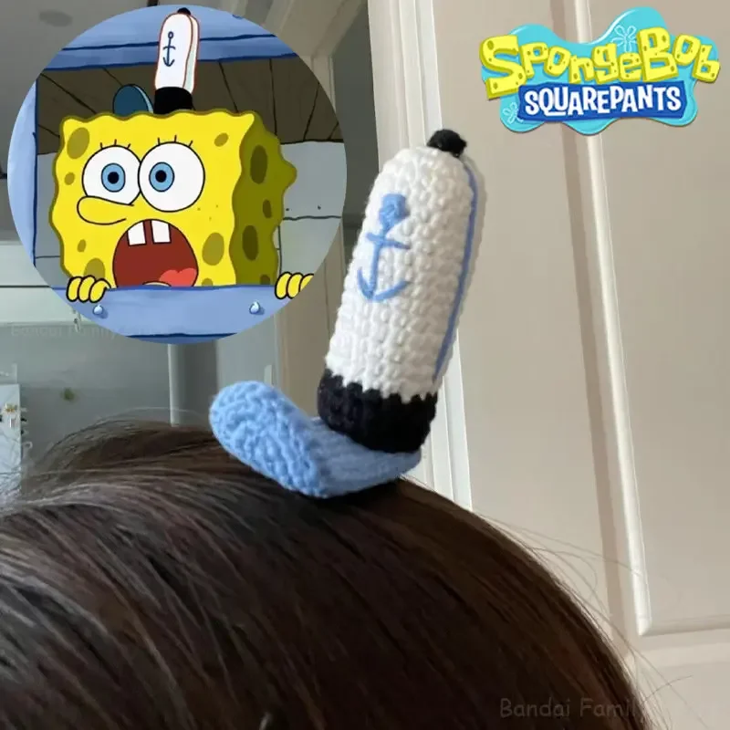 SpongeBob Hair Clips Anime Cosplay Props Women Headwear Hairpin Shark Clips Cartoon Headdress Hair Jewelry Accessories Gifts