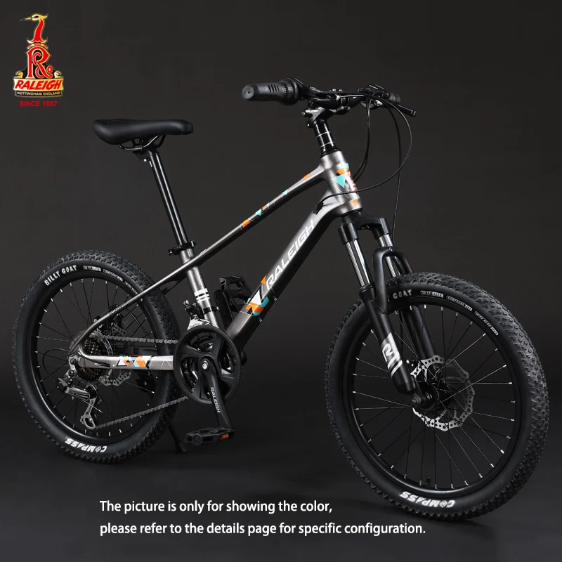 RALEIGH-Mountain Bicycle for Children, Magnesium Alloy Frame, Middle Wheel, Big Kids, Teenager, 20 