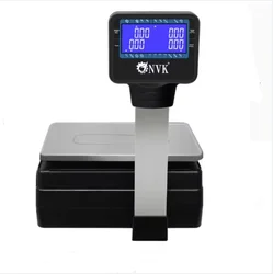 Escala de caja registradora de la serie TMA, báscula electrónica de impresión de etiquetas de código de barras para supermercado, 30kg, nueva