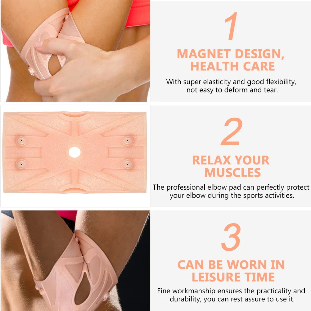 

Magnetic Therapy Elbow Sleeves Breathable Protector Pad Elastic Protectors Pads Sports Fitness