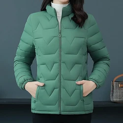 Autumn Winter New Cotton-Padded Coat Women's Short Outwear Fashion Loose Oversizee 5XL Light Warm Down Cotton-Padded Jacket