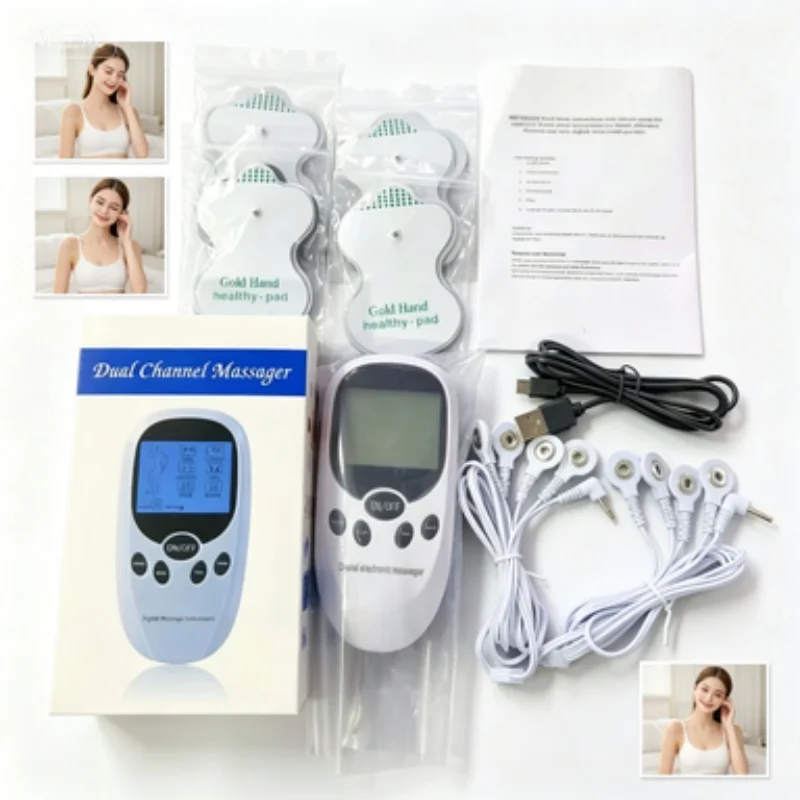 

Novo Massageador de Canal Duplo, Relaxamento Muscular e Conforto para Pulso