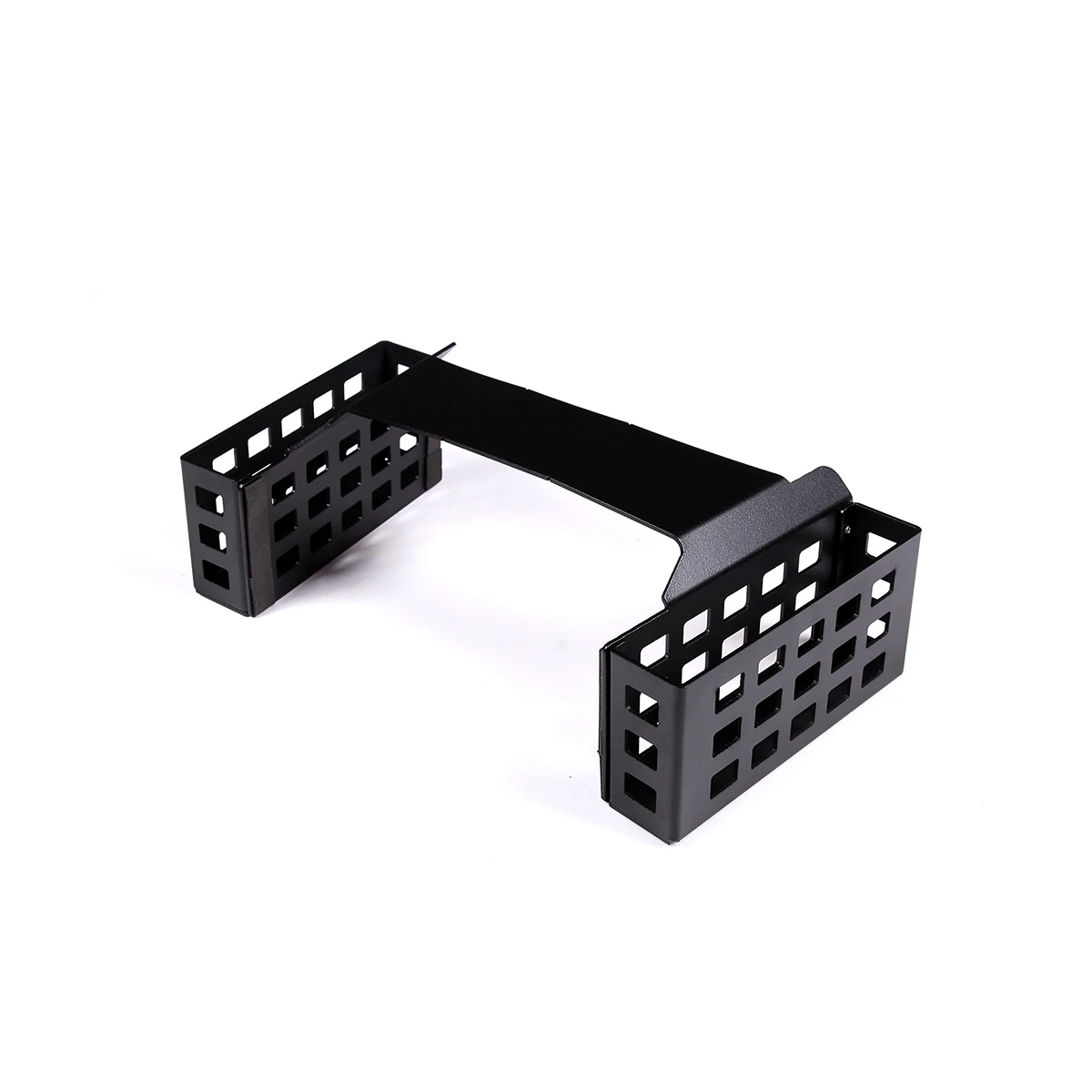 For Hummer H3 2005-2007 car styling Aluminum alloy Black Car Center Control Multifunction Storage Basket Box Car Accessories