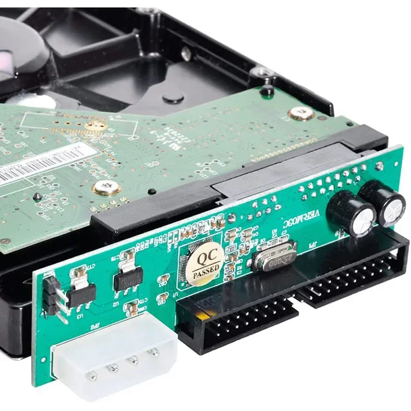 Konverter Adaptor Sata ke IDE 2.5 Sata Female ke 3.5 inci IDE Male port 40 pin 1.5Gbs Mendukung ATA 133 100 HDD CD DVD Serial