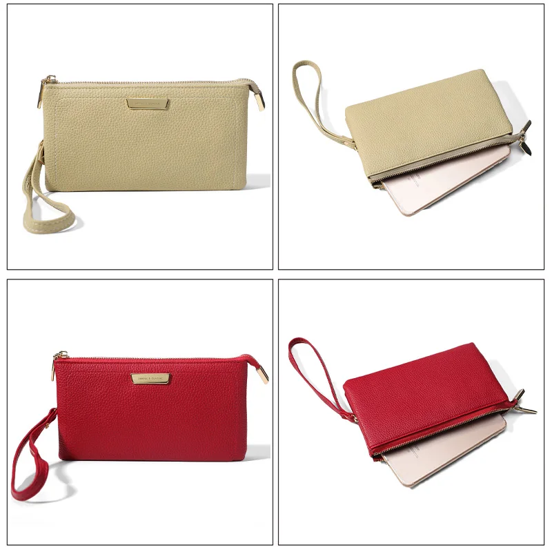 New Mobile Phone Bag High Capacity Fashion Women Wallets Long Female Zipper Clutch Ladies Wristlet Ultra Thin Purse