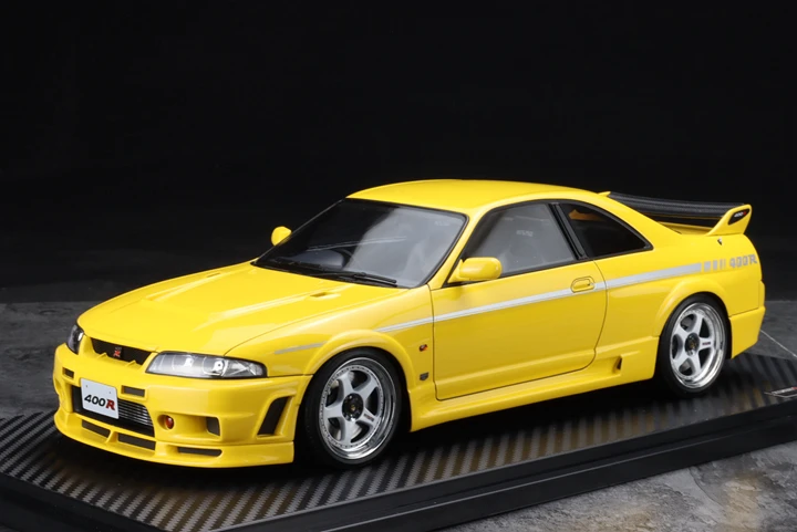 IG Ignition 1:18 For R33 400R GTR JDM Limited Edition Resin Metal Model Ornament Toy Birthday Gift