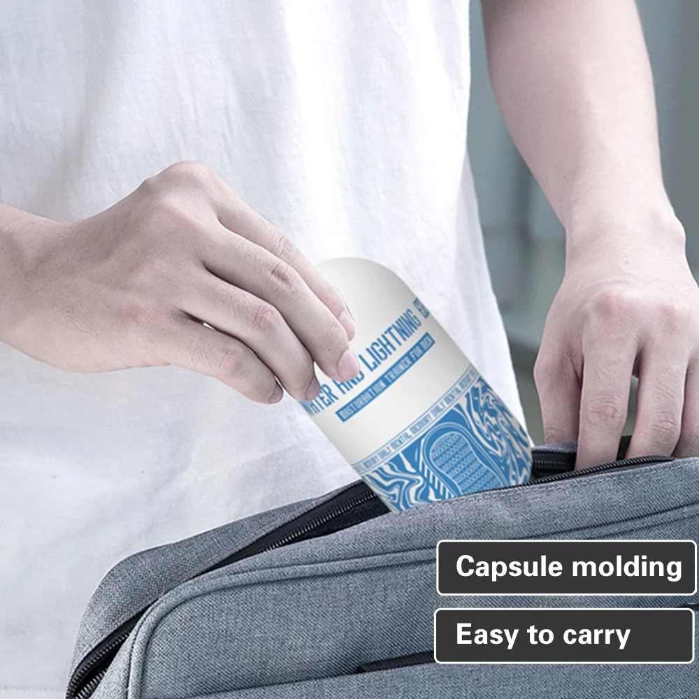 Male Masturbator Cup Portable Penis Trainer Penis Massage Adult Sex Toys Stretchy Silicone Vagina Egg Vacuum Pocket Cup for Men view 5