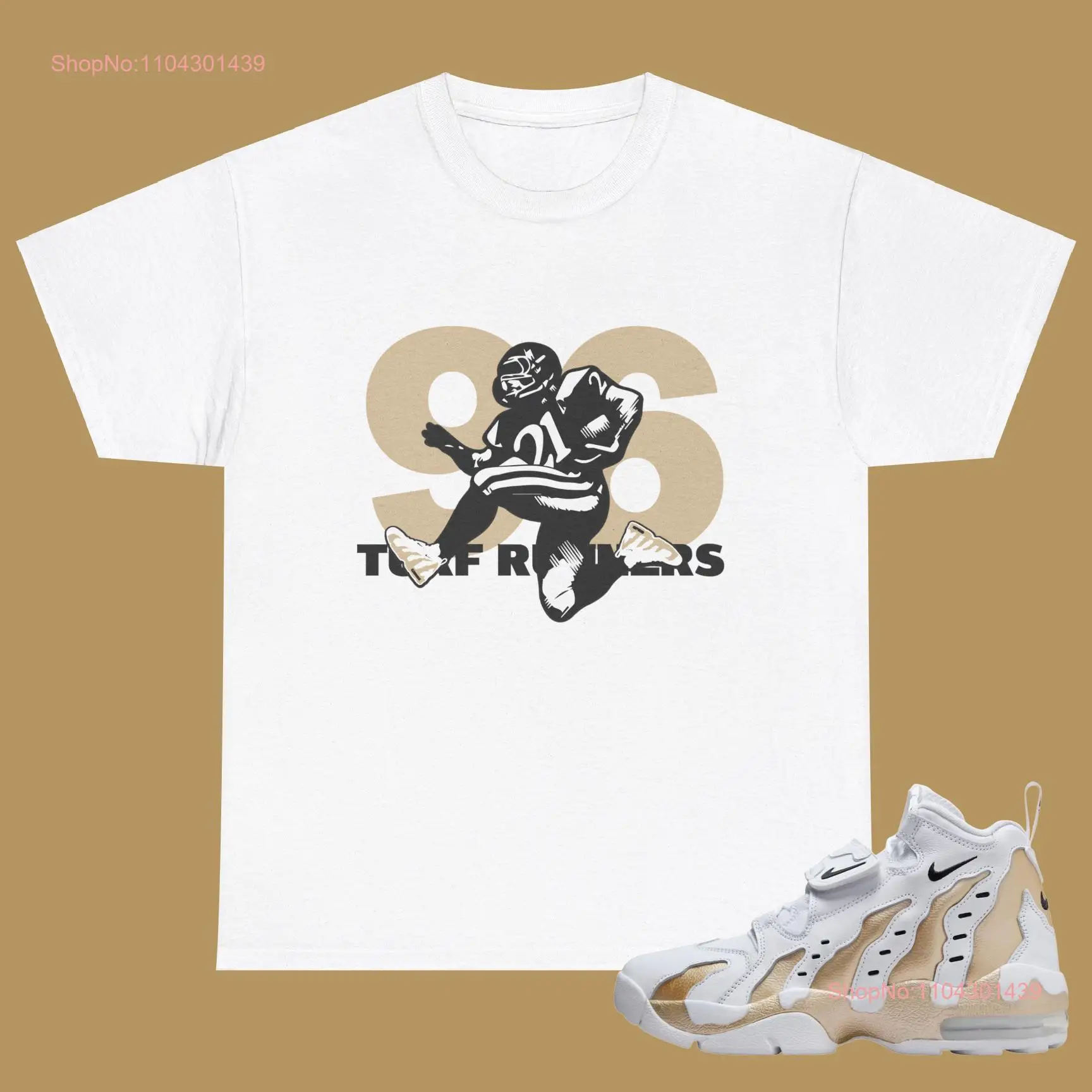 Air DT Max 96 Colorado Away Turf Runners Heavy Cotton Sneaker Matching T Shirt long or short sleeves