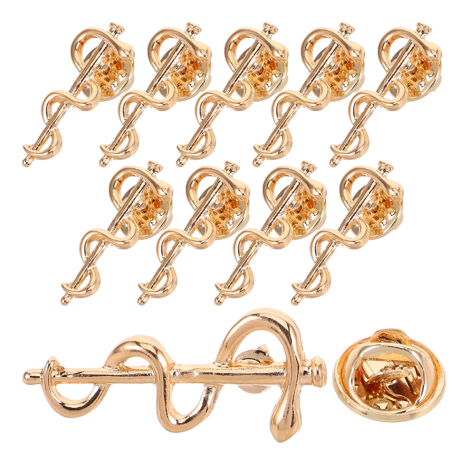 10 Pcs Brooch Pin Badge Lapel and Nursing Staff Retro Costume
