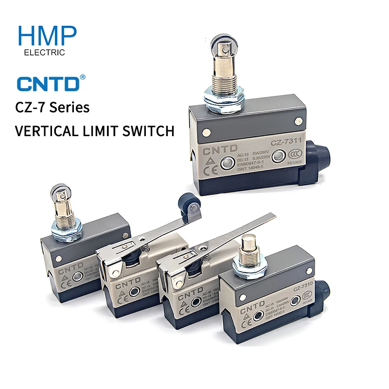 CNTD Limit Switches CZ-7311 7121 7141 7310 7166 7120 7100 Self Reset Control Horizontal Micro Waterproof Travel Roller Lever