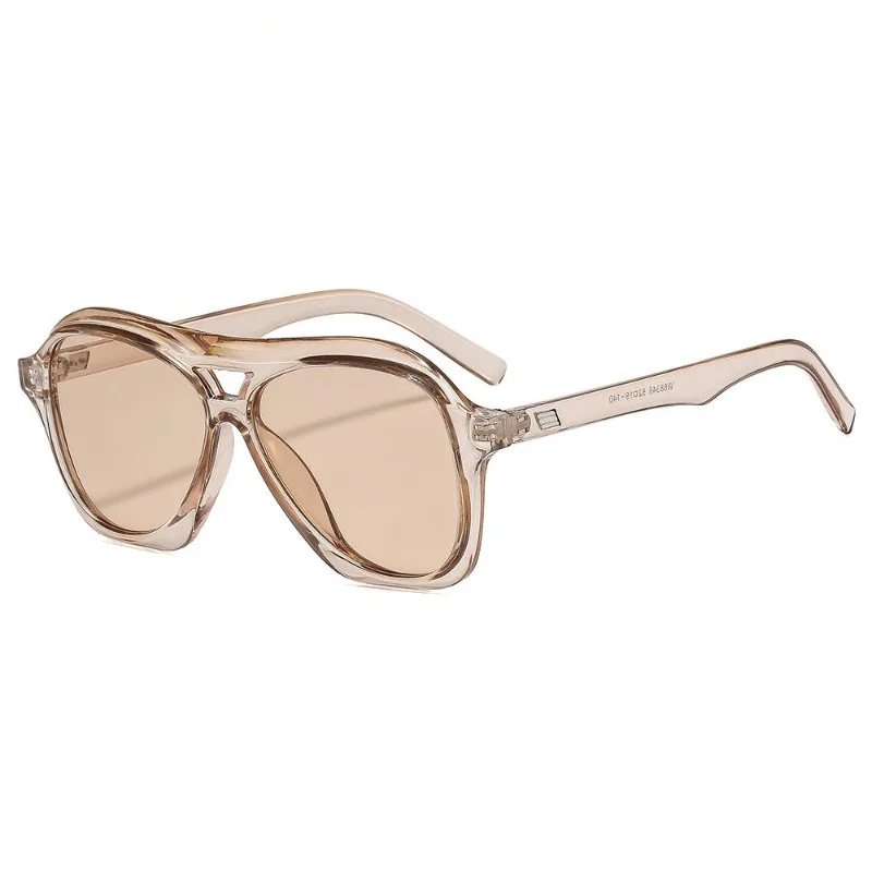 نظارات شمسية بيضاوية بإطار كامل للتصوير الفوتوغرافي في الشوارع بجسر مزدوج للنساء نظارات شمسية عصرية مع حماية من الأشعة فوق البنفسجية 400 طراز عتيق #6