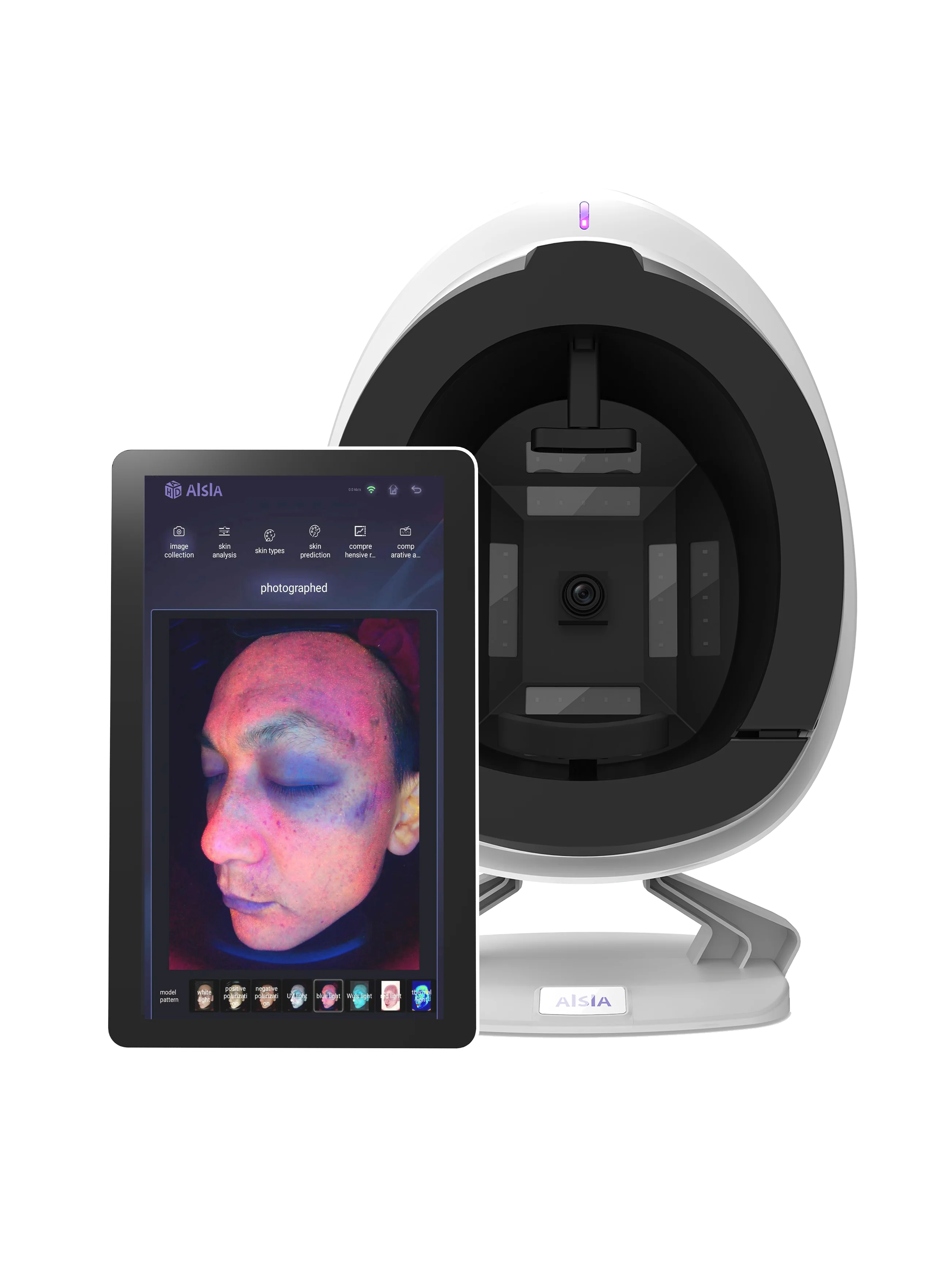 Portable 3D AI Scanner Camera Device  Facial Test Skin Face Analysis Machine Skin Analyzer Machine Faling AI Skin Analyzer