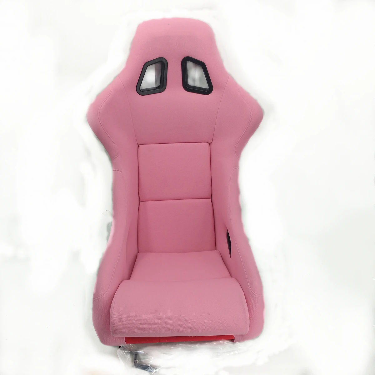 1021 Pink Suede Fixed Bucket Sim Racing Seat