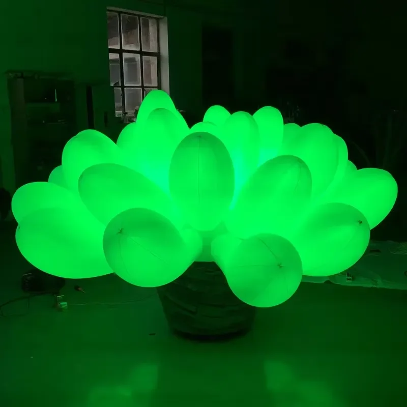 Custom LED Inflatable Arch Balloon Entrance Decoration Props for Wedding Party Event Advertising Candy Arch Suitable for