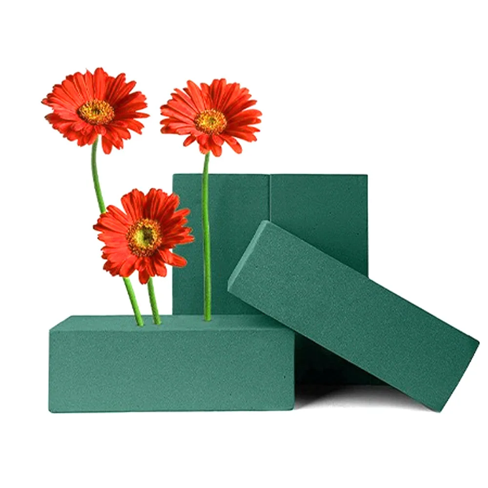 Paquete de ladrillos de espuma Floral DIY, arreglo de exposición, flores, barro, floristería, bloques de poliestireno para arreglo floral, suministros artesanales de jardín