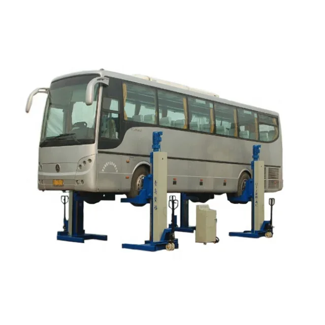 Baohua Movable 4-post Bus Lift Used Wheel Alignment Lift From Manufacturer Car Lifter Price Four Post 20/30T