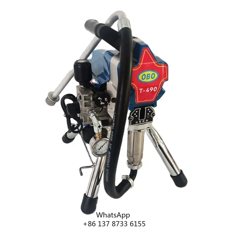 

OBO T-490 Mini Portable Automatic Airless Paint & Putty Spray Machine Electric From China-Direct Deal