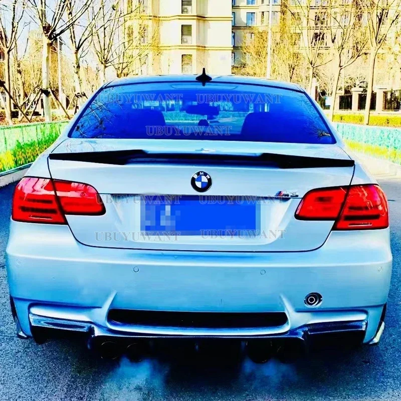 For BMW 3 Series E92 E93 2006 -2014 320i 325i M4 Style Rear Trunk Car Spoiler Tail Wings ABS Tuning Exterior Accessories Parts