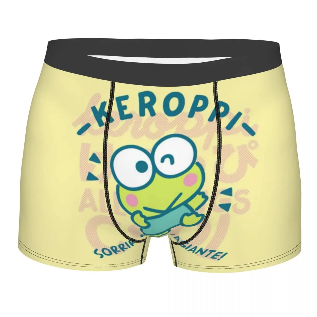 Custom Keroppi Cartoon Boxer Shorts For Men 3D Print Anime Sanrios Underwear Panties Briefs Breathable Underpants