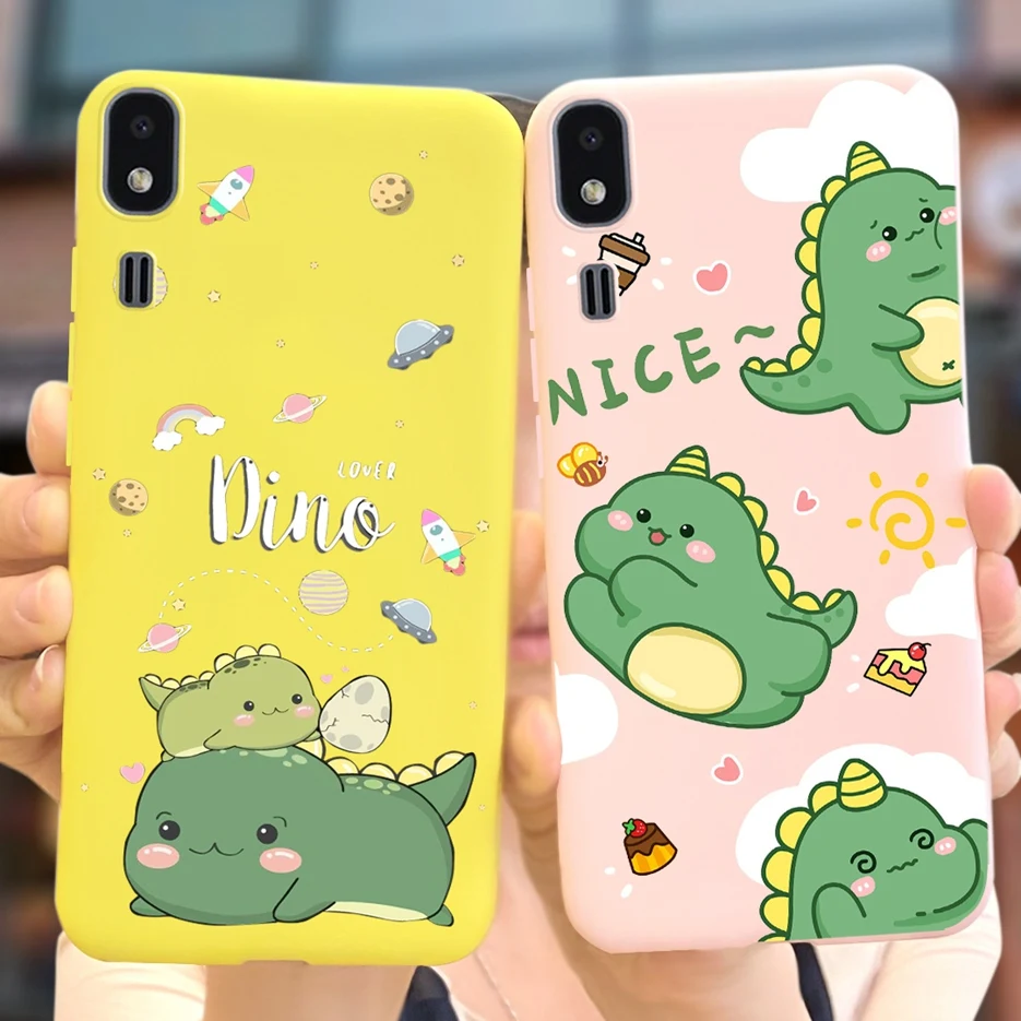 For Samsung Galaxy A2 Core Case SM-A260F Cute Dinosaur Cartoon Cover Soft Silicone Phone Cases For Samsung A2 Core A2Core Bumper